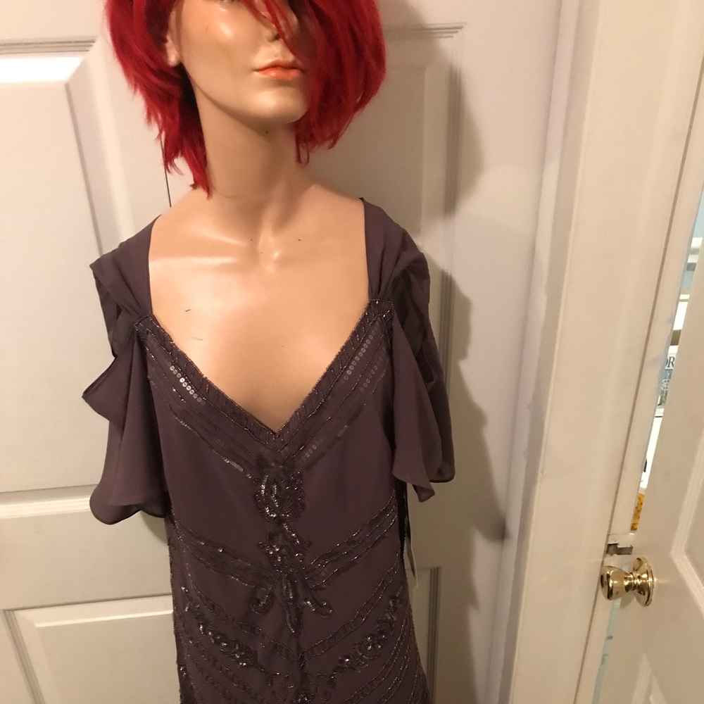 Beaded sequins dress